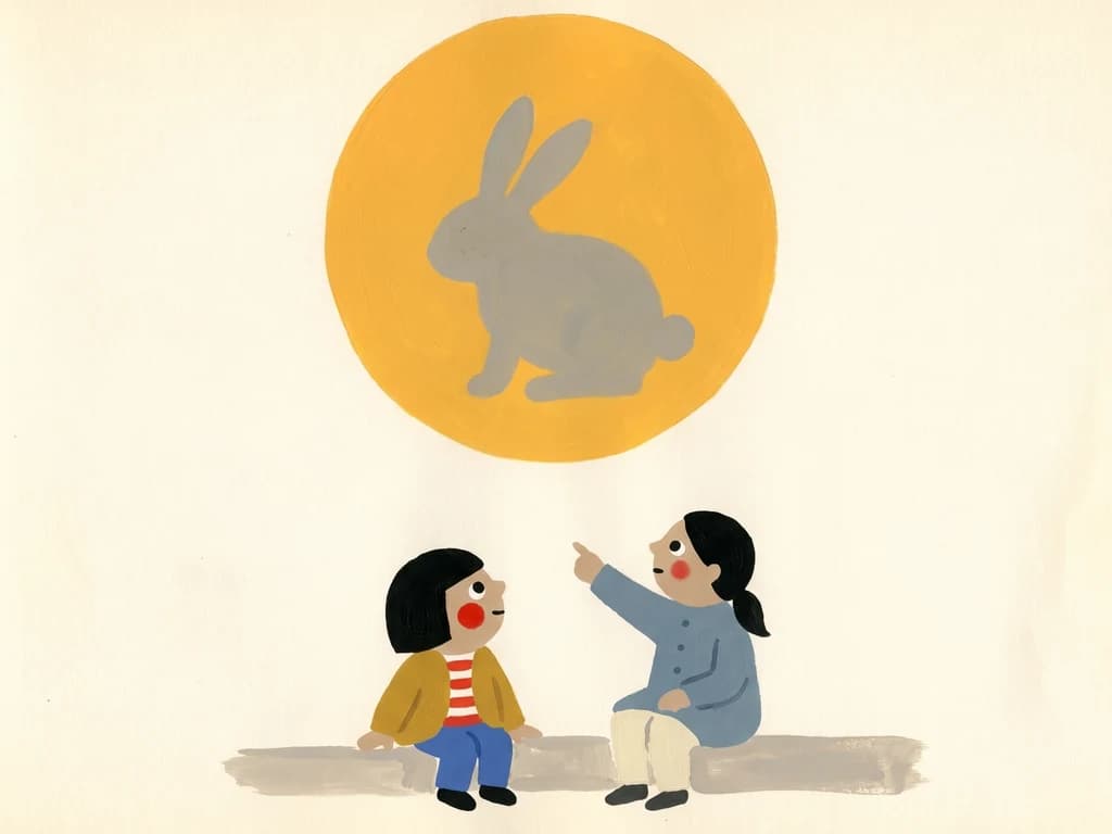 The rabbit in the moon, from the Mid-Autumn activity pack