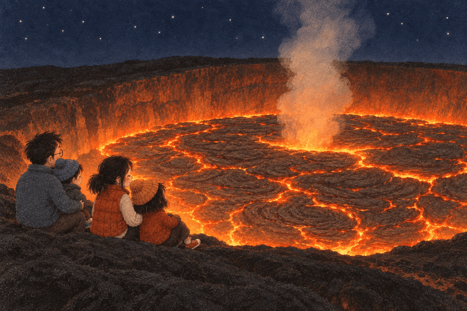 A Home Inside the Volcano